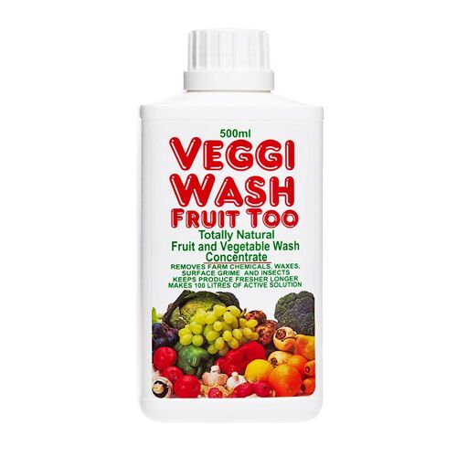 Veggi Wash Fruit Too (Fruit & Vegetable Wash) Concentrate 500ml