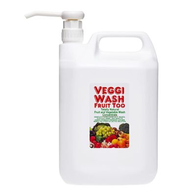 Veggi Wash Fruit Too Bulk Concentrate with pump