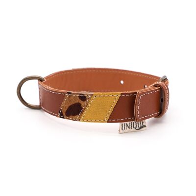 Unique Collar Pet Brown - M