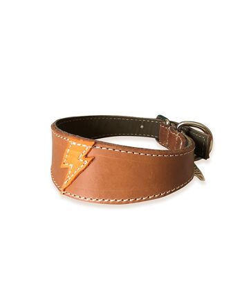 Collier unique Greyhound Lightning Tan - XL 1