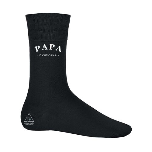 Chaussettes personnalisées - PAPA ADORABLE
