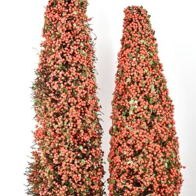 Árbol de Navidad - Rojo y Dorado - 60 cm