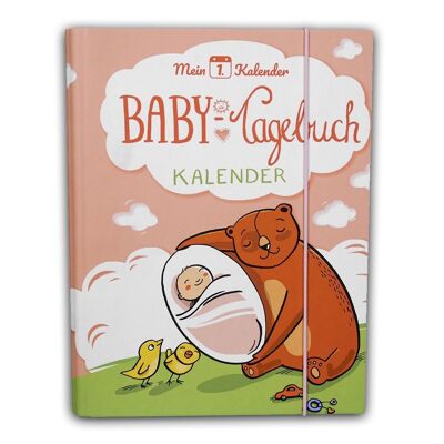 Babytagebuch - Rosa