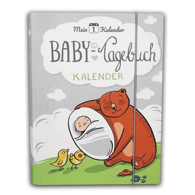 Babytagebuch - Grau