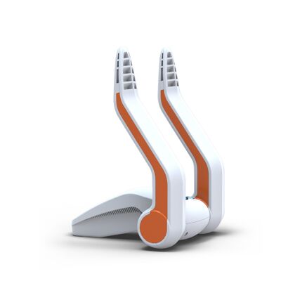 Set sèche-chaussures et adaptateur - orange-blanc