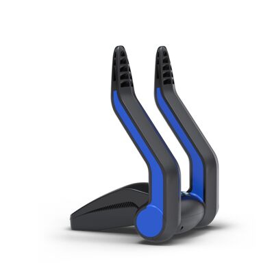Secador de zapatos y juego de adaptadores - azul-negro