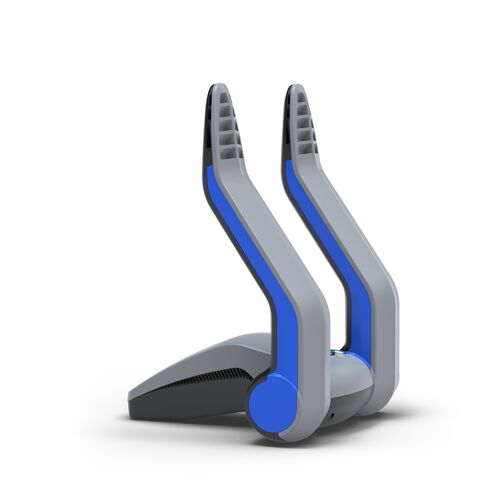 Schoenendroger & adapter set - blauw-grijs