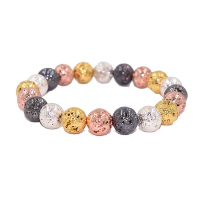 Bracciale galvanizzato lava