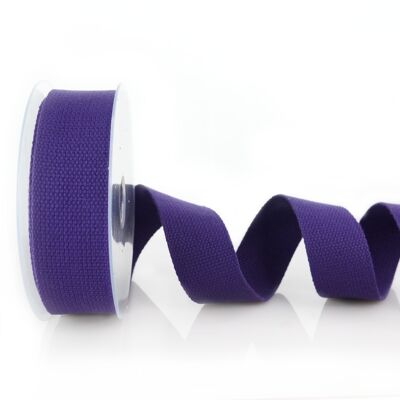 Heavy Duty 100% Cotton Webbing Purple 40mm x 10m