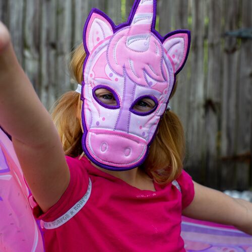 Pink unicorn mask