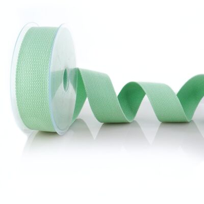 Heavy Duty 100% Cotton Webbing Mint 30mm x 5m