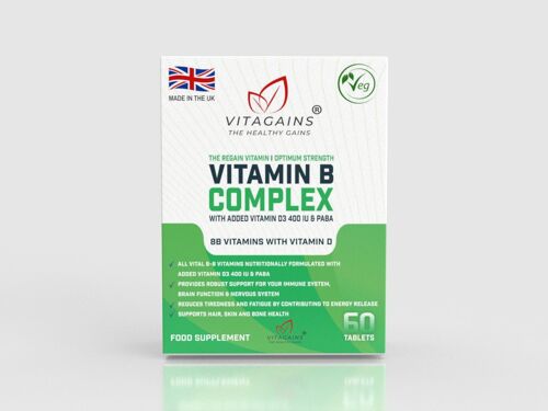 VitaGains B Complex with Vitamin D3