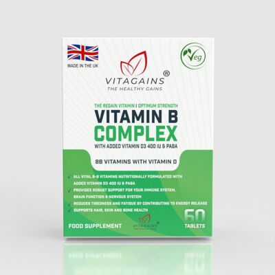 VitaGains B Complex with Vitamin D3