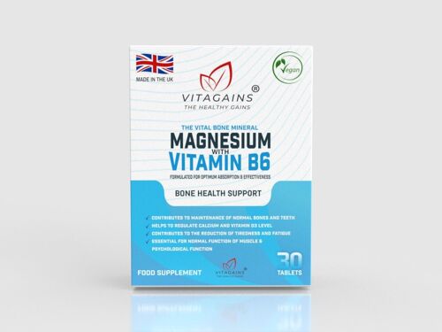 VitaGains Magnesium & Vitamin B6