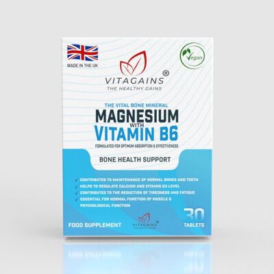 VitaGains Magnesio e Vitamina B6