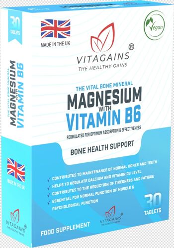VitaGains Magnésium & Vitamine B6 3