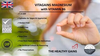 VitaGains Magnésium & Vitamine B6 4