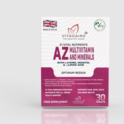 VitaGains A-Z Multi Vitamines & Minéraux