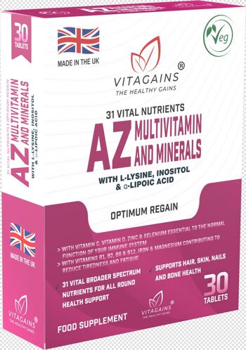 VitaGains A-Z Multi Vitamines & Minéraux 3