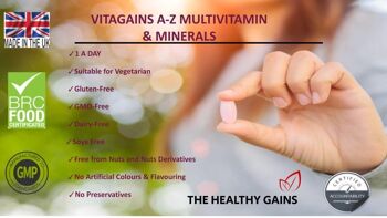 VitaGains A-Z Multi Vitamines & Minéraux 4