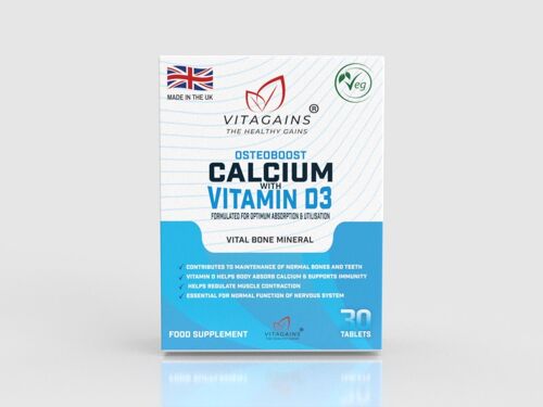 VitaGains Calcium with Vitamin D3