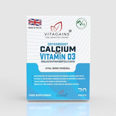 VitaGains Calcium avec Vitamine D3