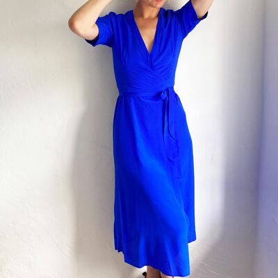 Gracie Electra Silk Midi Dress