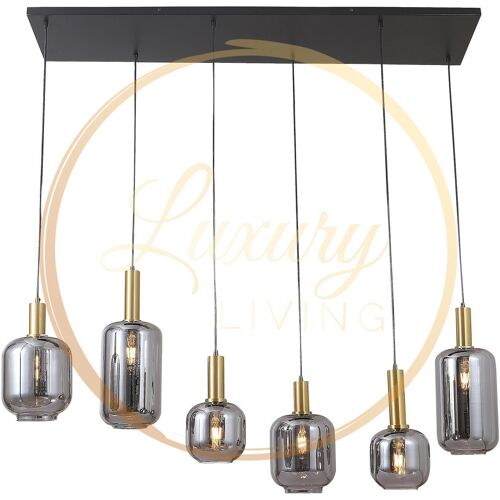 Lily 6-Light Hanging Lamp Mix