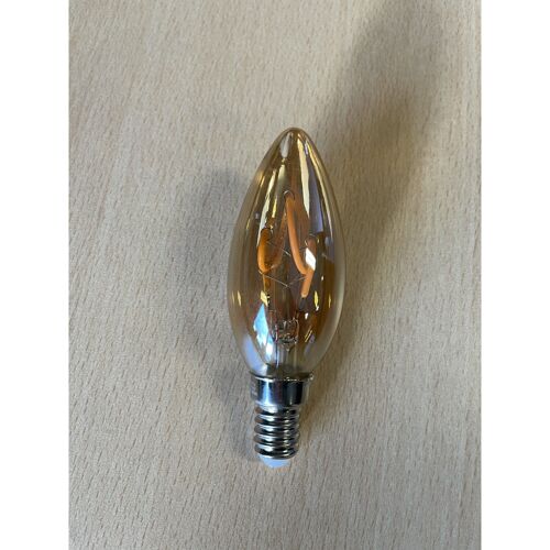 Edison Candle- Amber LED 2200K
