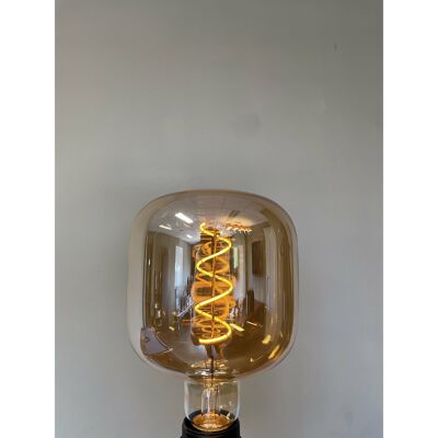 Edison Block - Bernsteinfarbene LED 2200K