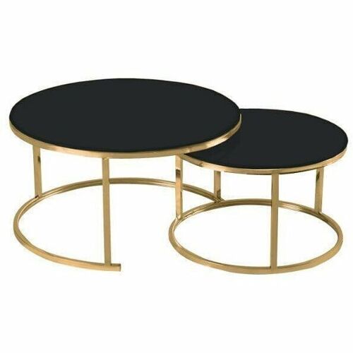 Slide Table - Black gold