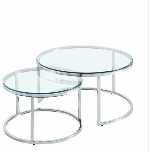 Slide Table - Clear Glass