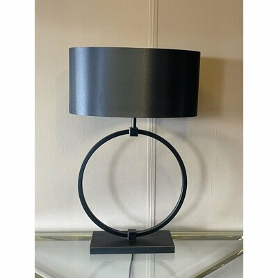 Lampe annulaire Noir L