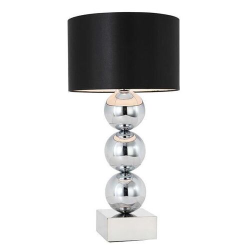 Globe lamp Block base Chrome