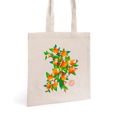 La Postalera Tote bag naranjas