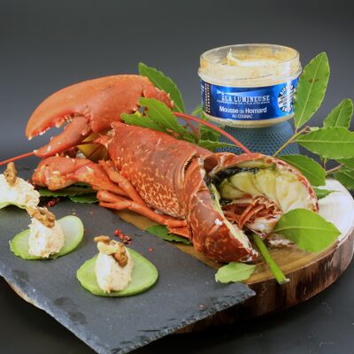 Lobster mousse with cognac