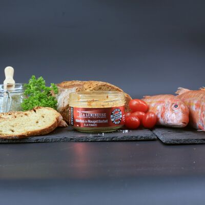 Rotbarben-Rillettes mit Tomate