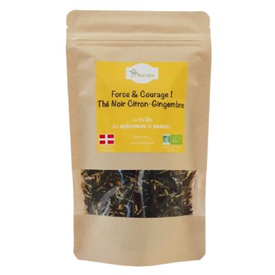 Force & Courage ! - Thé Noir Citron-Gingembre - 80g