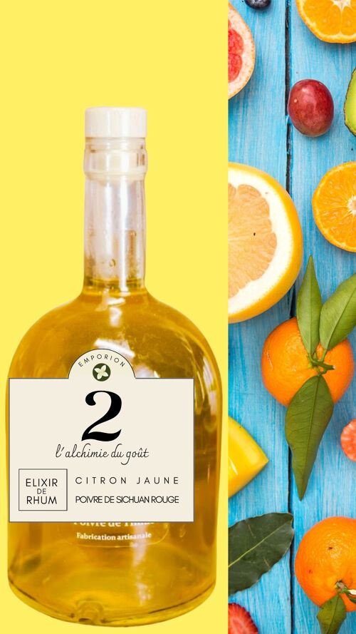 Elixir de rhum N°2 Citron - Sichuan 500ml