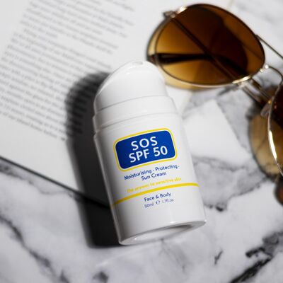 SOS SPF 50 Crema Solar, 50ml