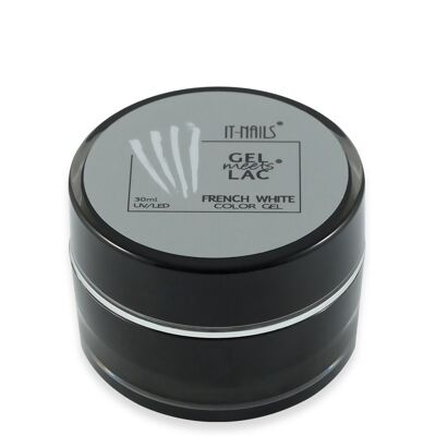 It-Nails GmL - Gel colorato bianco francese, 30g