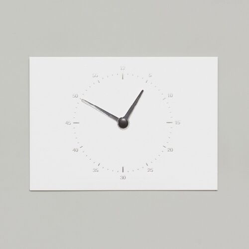 Clock Card - White