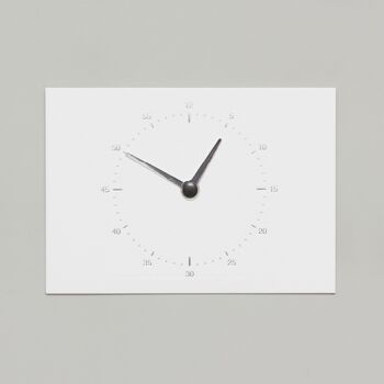 Clock Card - White