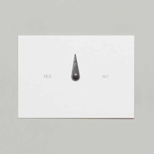 Yes / No Card - White