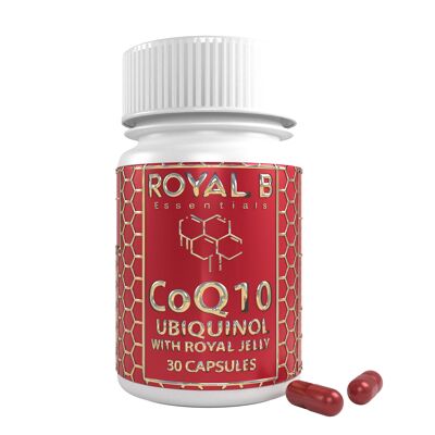 Ubiquinol (Co Enzyme Q10) + Royal Jelly in Vegan Capsules