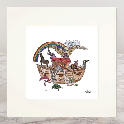 Mounted Print Noah's Ark