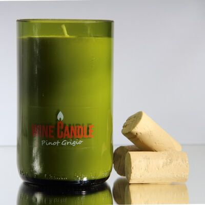 Pinot Grigio Scented Candle - Green