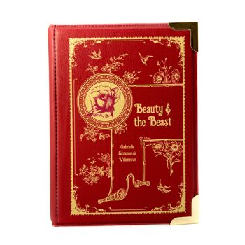 Sac à main à bandoulière The Beauty and The Beast Red Book - Grand 3