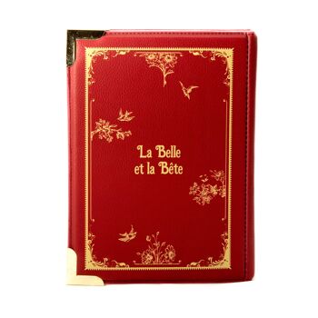 Sac à main à bandoulière La Belle et la Bête Red Book - Petit 4
