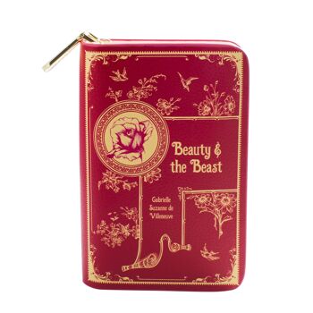 Porte-monnaie zippé Beauty and Beast Book 2